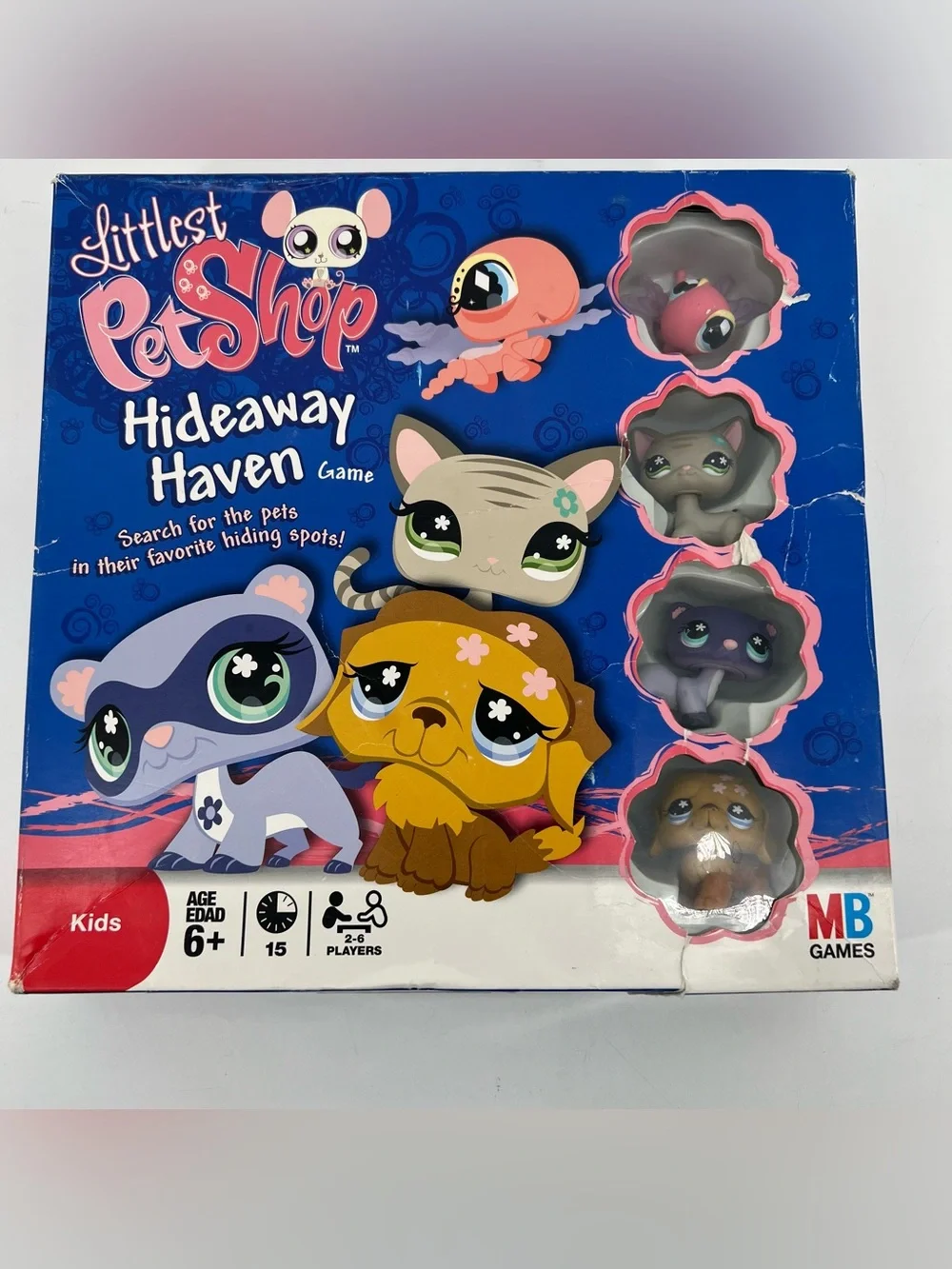 Littlest Pet Shop Hideaway Haven Game 2008 Missing 1 Home Card